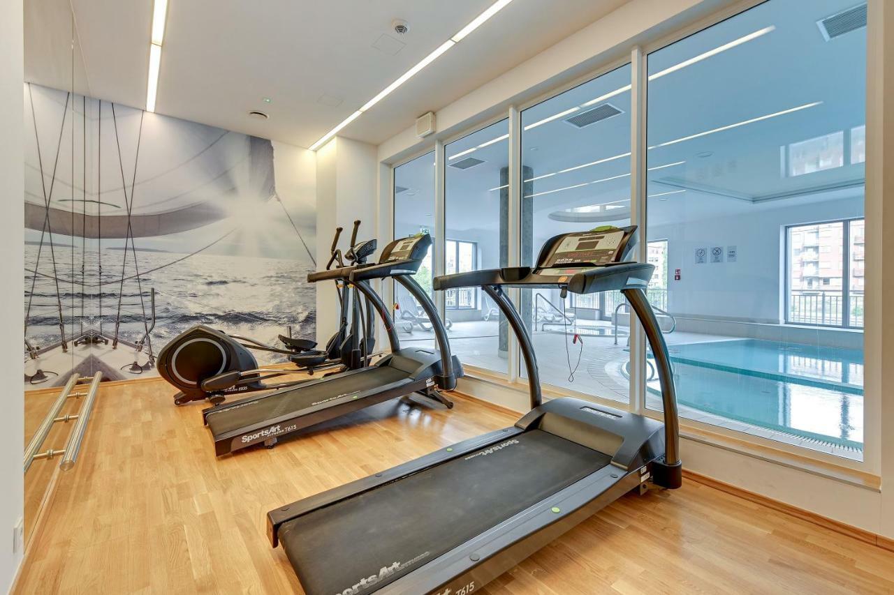 Apartments Waterlane Island Pool & Gym Spa Gdańsk Buitenkant foto